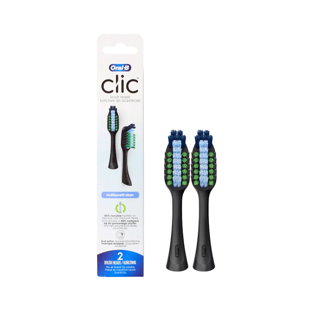 رؤوس احتياطية لفرشاة الاسنان اورال بي | Oral-B clic brush heads multi benefit clean
