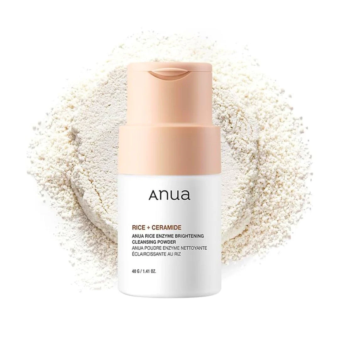 بودرة انوا لتنظيف وتفتيح البشرة - 40غرام | Anua Rice Enzyme Brightening Cleansing Powder