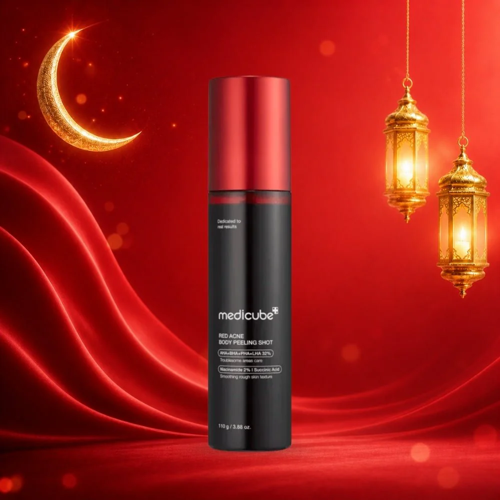 مقشر الجسم لمكافحة حب الشباب ميدكيوب | Medicube Red Acne Body Peeling Shot