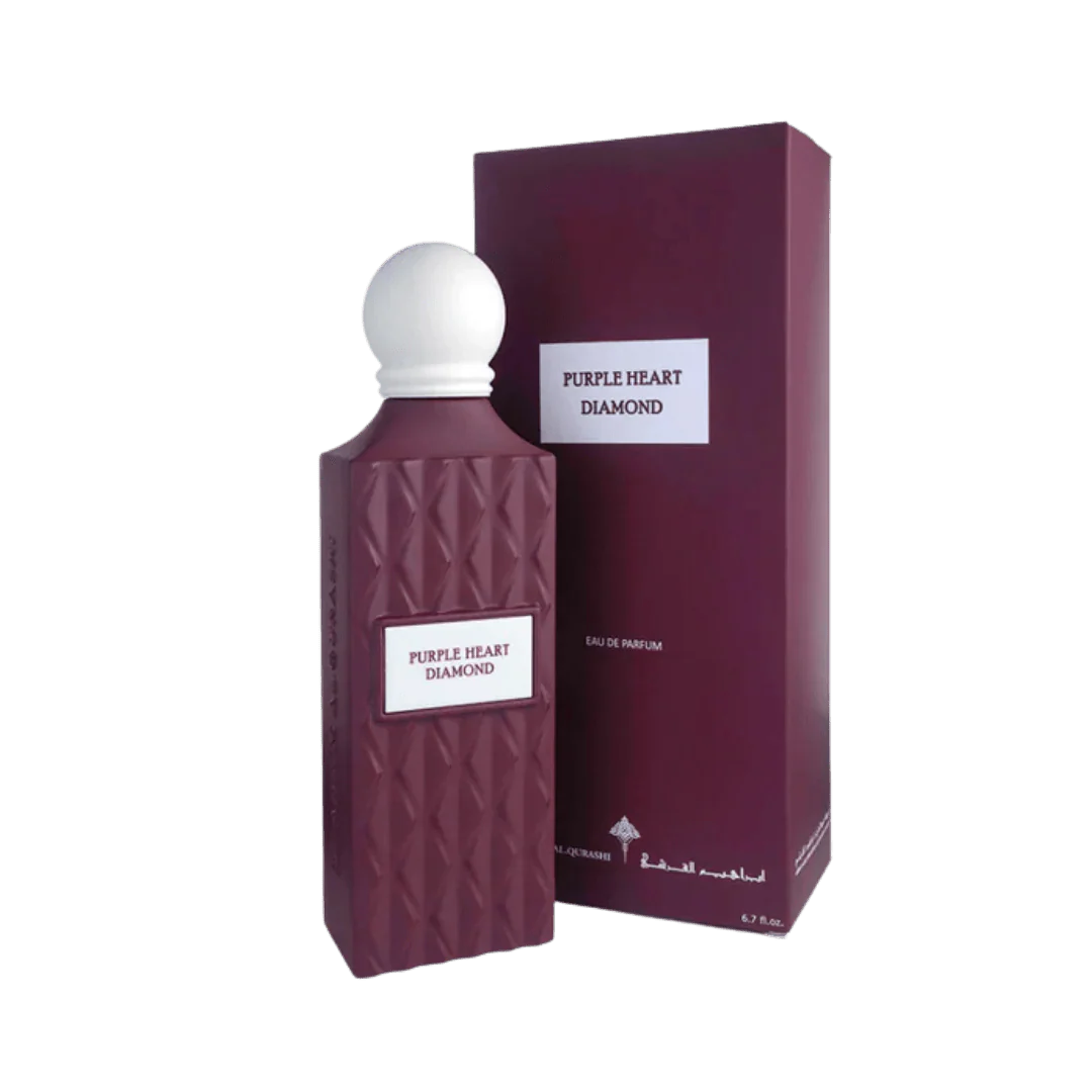 عطر بيربل هارت دايموند ابراهيم القرشي-200مل | Ibrahim Al Qurashi Purple Heart Diamond Perfume - Image 2