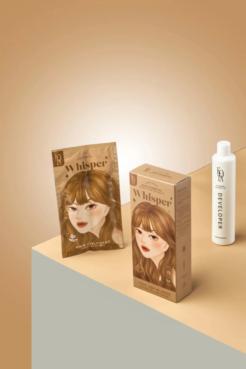 صبغة شعر لون أشقر رمادي فاتح كوتا | Kota WHISPER – LIGHT ASH BLONDE - Image 3