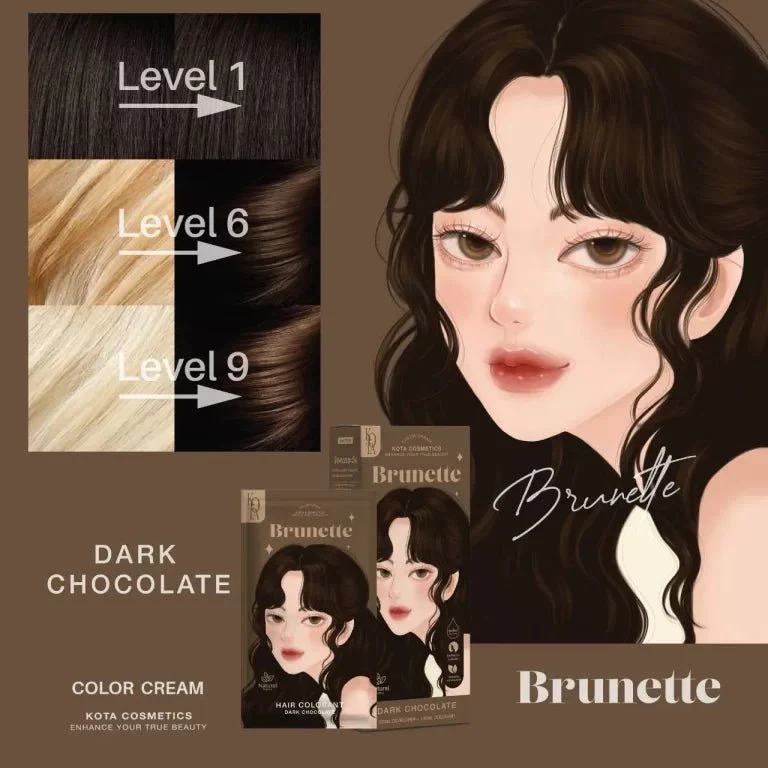صبغة شعر لون شوكولاتة داكنة كوتا | Kota BRUNETTE – DARK CHOCOLATE - Image 4