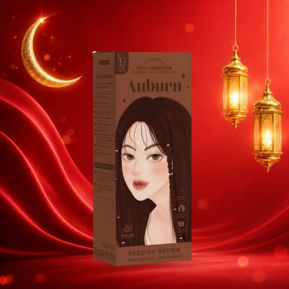 صبغة شعر لون بني محمر كوتا | Kota AUBURN – REDDISH BROWN