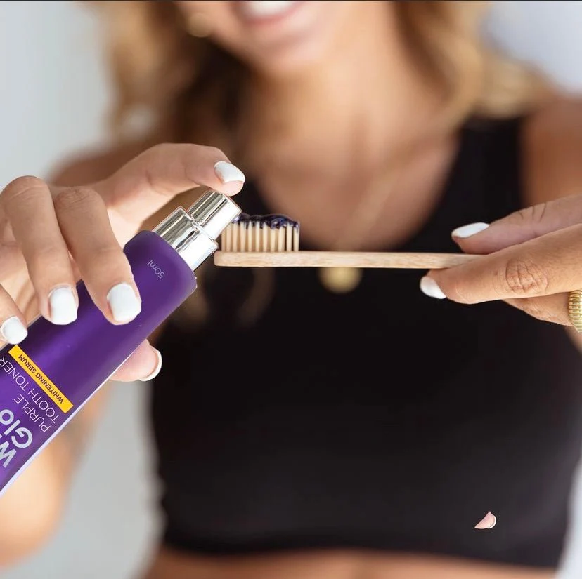 سيروم لتبييض الاسنان - 50مل | White Glo Purple Tooth Toner Whitening Serum - Image 2