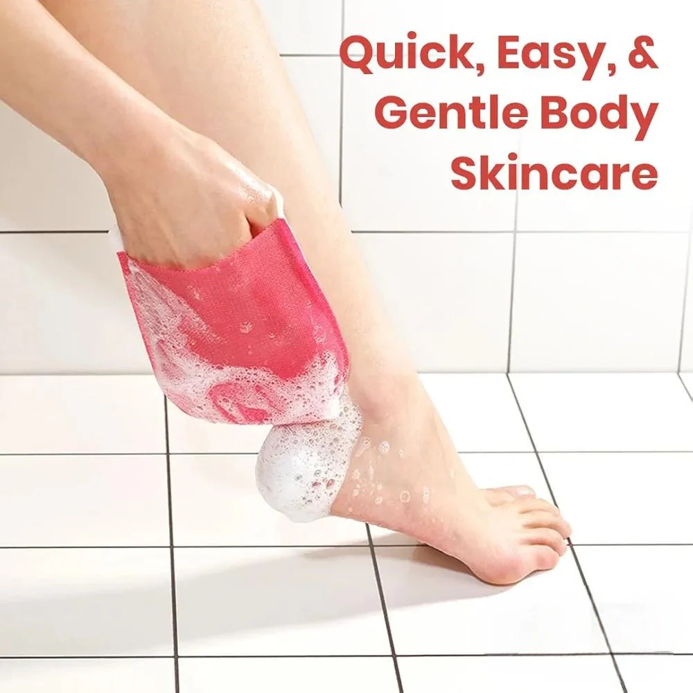 باد تقشير الجسم للبشرة الخشنة موم باث | Mom’s Bath Recipe Body Peeling Pad Strong - Image 2