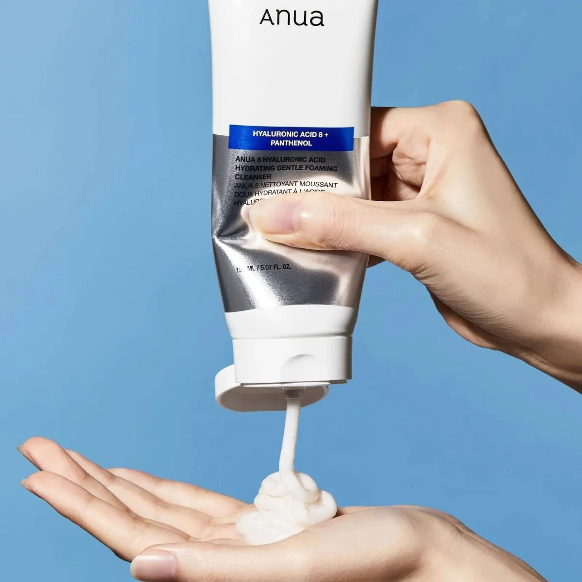 غسول انوا هيالورونيك اسيد - 150مل | Anua 8 Hyaluronic Acid Hydrating Gentle Foaming Cleanser - Image 2