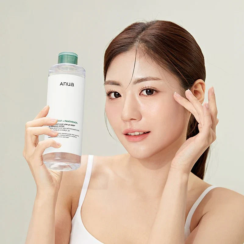 ماء تنظيف هارتليف للبشرة انوا - 500غرام | Anua heartleaf + panthenol low ph cleansing water - Image 3