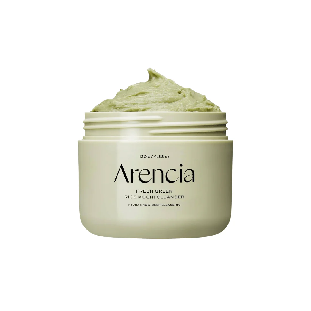 منظف موشي الاخضر للوجه ارينسيا - 120غرام | Arencia fresh green rice mochi cleanser