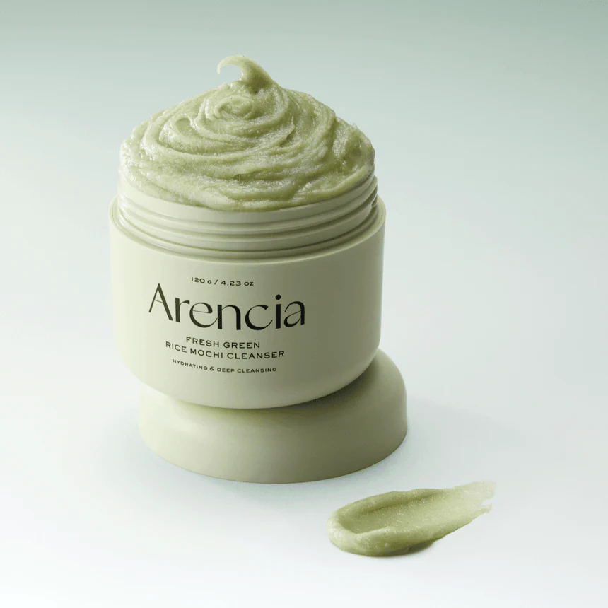 منظف موشي الاخضر للوجه ارينسيا - 120غرام | Arencia fresh green rice mochi cleanser - Image 3