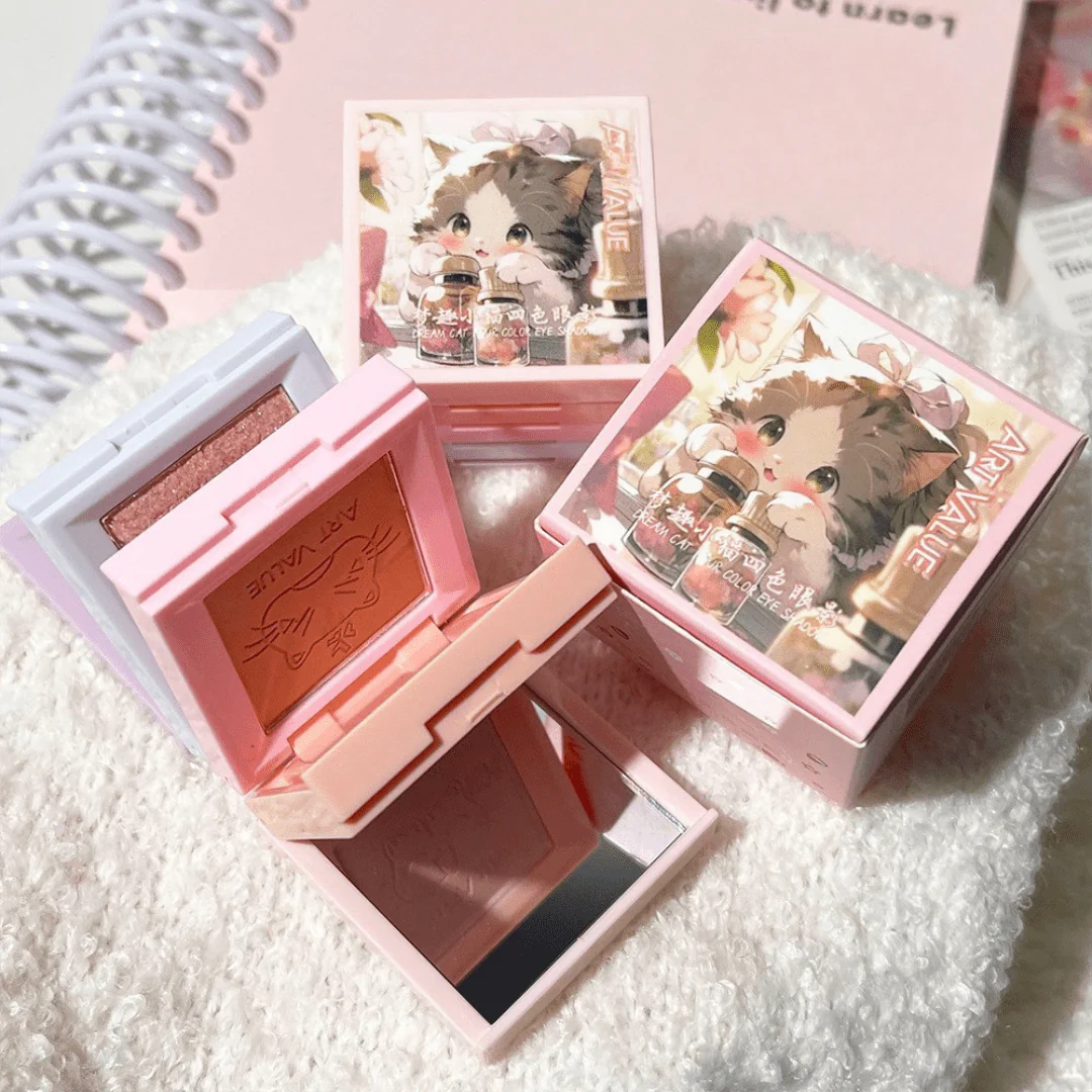باليت ظلال عيون ارت فاليو | Art Value Dream Cat Four Color Eyeshadow - Image 4