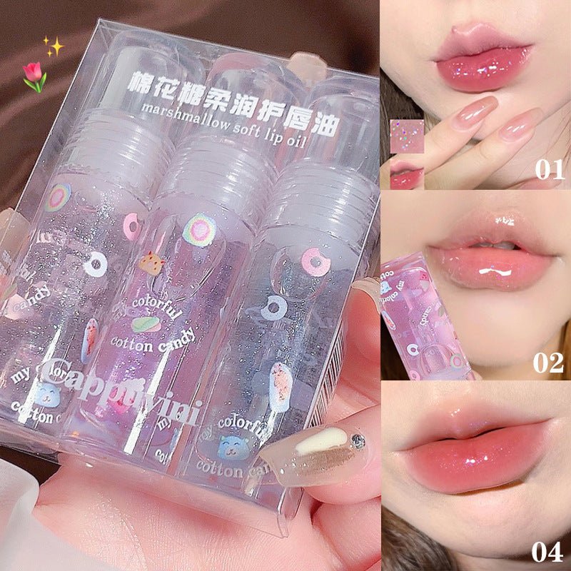 سيت ليب اويل كابوفيني | Cappuvini Marshmallow Soft Lip Oil Set - Image 3