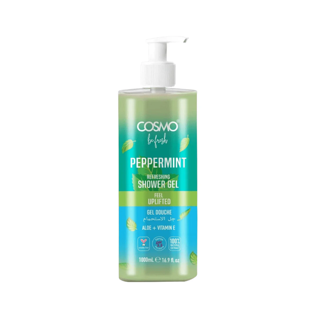 غسول جسم نعناع كوزمو - 1000مل | Cosmo be fresh peppermint shower gel