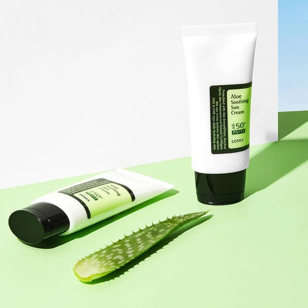 واقي شمس بالصبار كوزركس - 50مل | Cosrx Aloe Soothing Sun Cream SPF50 PA+++ - Image 4