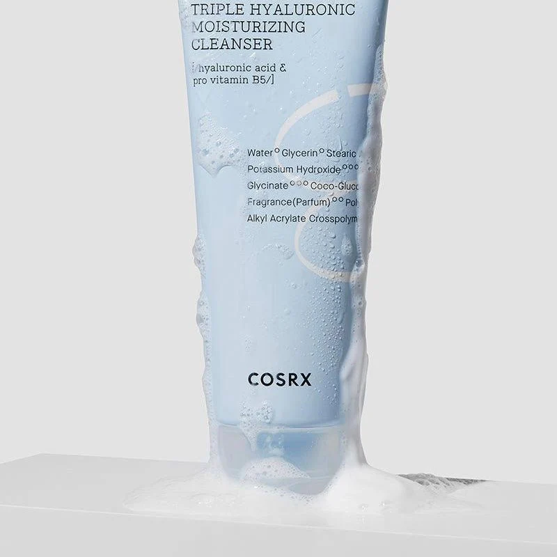 غسول الهيالورونيك الثلاثي كوزركس - 150مل | Cosrx Triple Hyaluronic Moisturizing Cleanser - Image 2