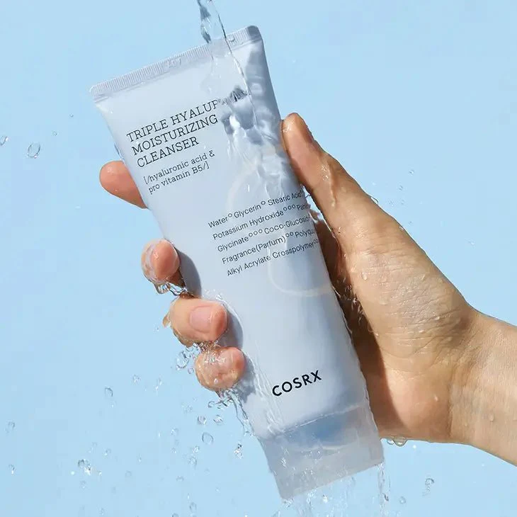 غسول الهيالورونيك الثلاثي كوزركس - 150مل | Cosrx Triple Hyaluronic Moisturizing Cleanser - Image 3