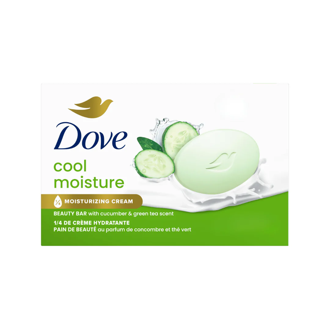 صابونة دوف بالخيار و الشاي الاخضر | Dove cool moisture beauty bar - Image 2