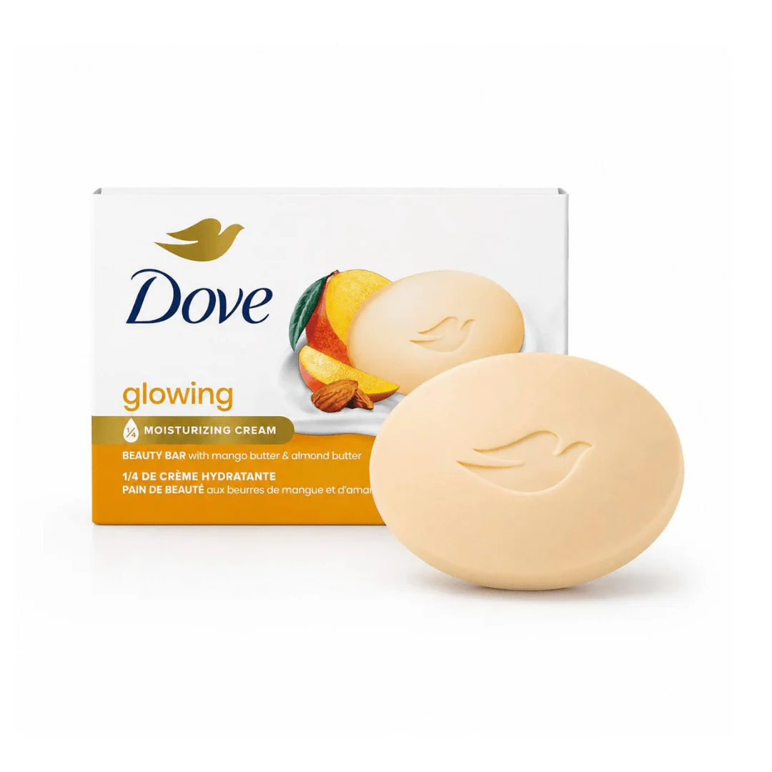 صابونة دوف بزبدة اللوز و المانجو | Dove glowing beauty bar with mango & almond butter