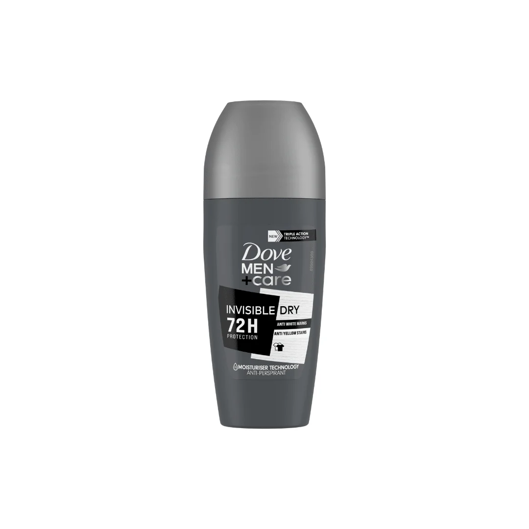 مزيل عرق رول انفزبل للرجال دوف - 50مل | Dove men care invisible dry roll on deodorant