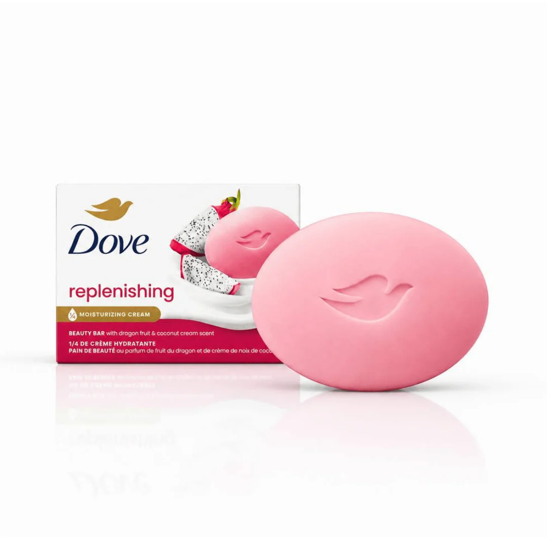 صابونة دوف بفاكهة التنين و جوز الهند | Dove replenishing dragon fruit & coconut cream beauty bar