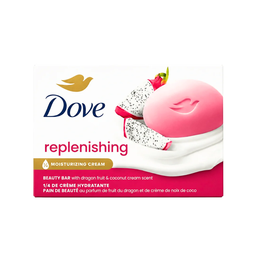 صابونة دوف بفاكهة التنين و جوز الهند | Dove replenishing dragon fruit & coconut cream beauty bar - Image 2
