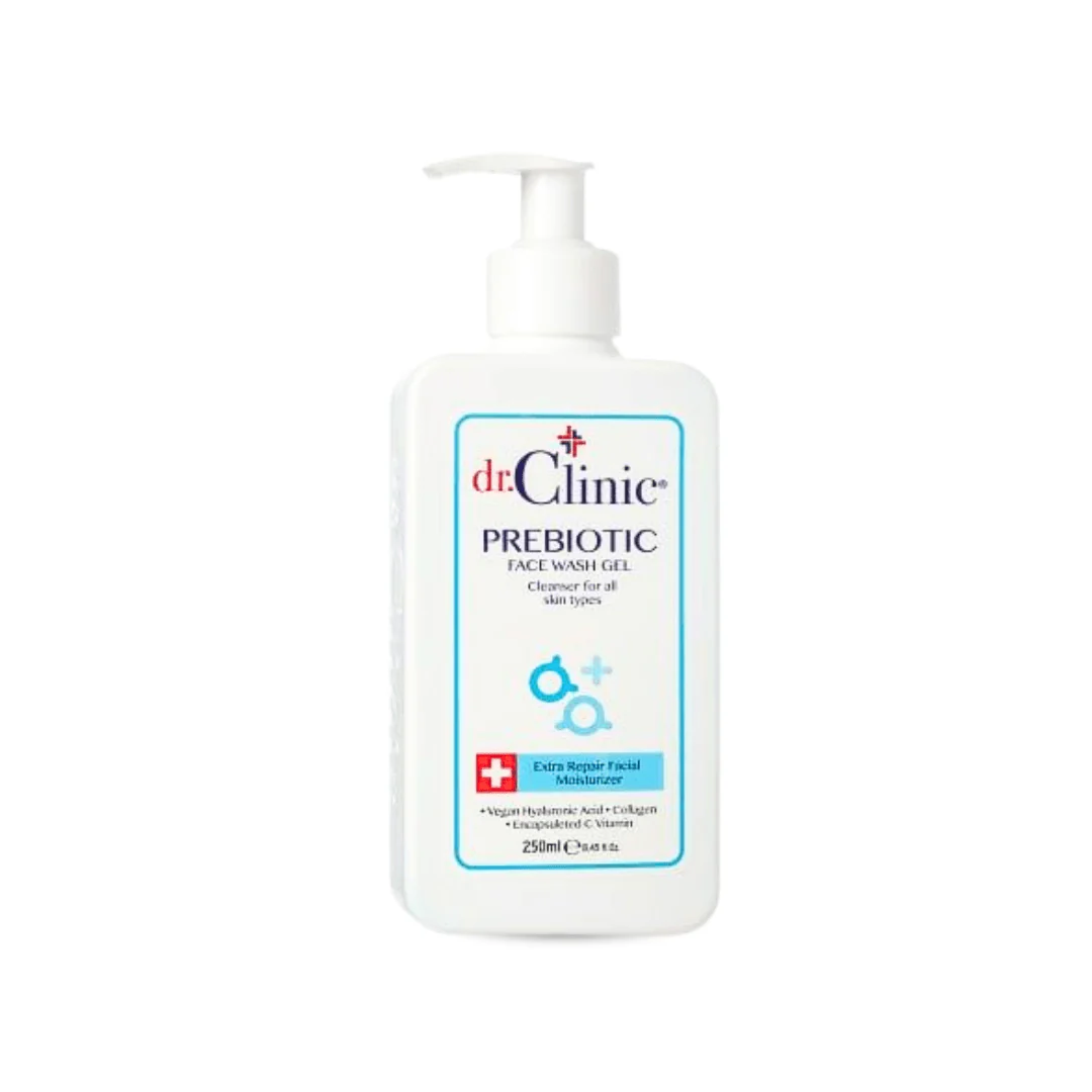 غسول دكتور كلينك لكل انواع البشرة - 250مل | Dr.clinic Prebiotic Face Wash Gel For All Skin Types