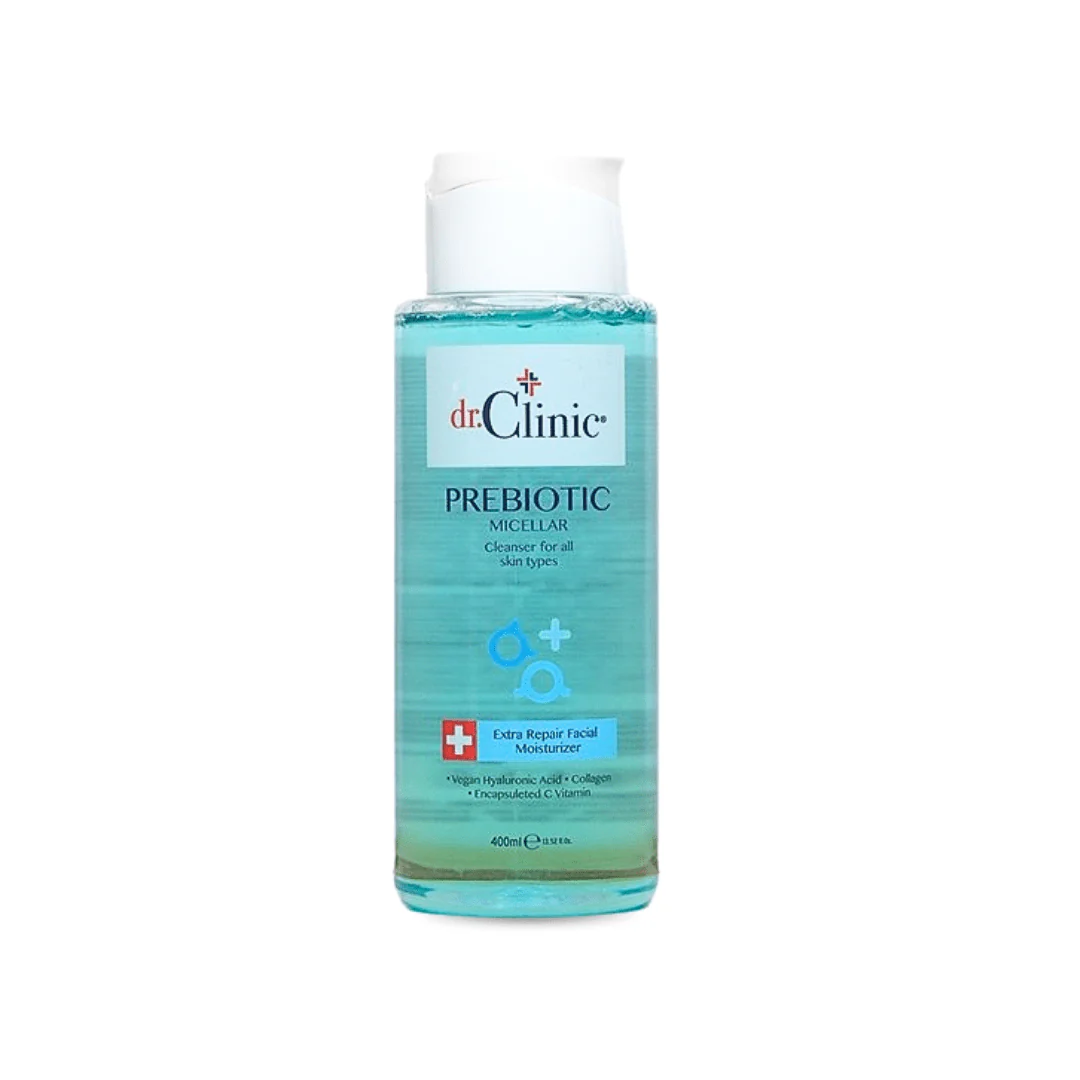 مسيلار لكل انواع البشرة دكتور كلينك - 400مل | Dr.clinic Prebiotic Micellar For All Skin Types