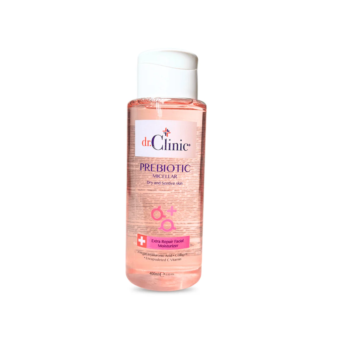 مسيلار للبشرة الجافة دكتور كلينك - 400مل | Dr.clinic Prebiotic Micellar For Dry and Sensitive Skin