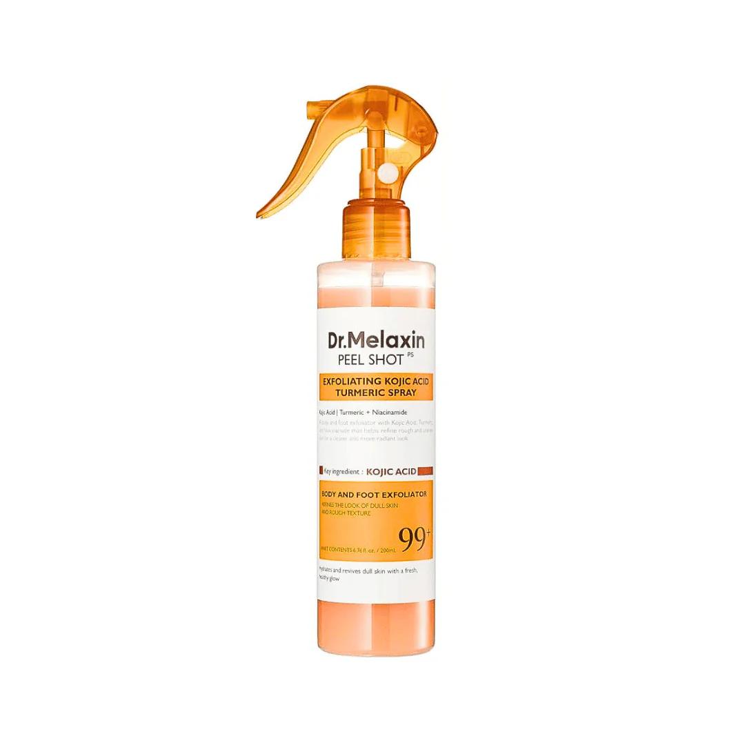 بخاخ مقشر للبشرة دكتور ميلاكسين - 200مل | Dr.melaxin peel shot exfoliating kojic acid turmeric spray