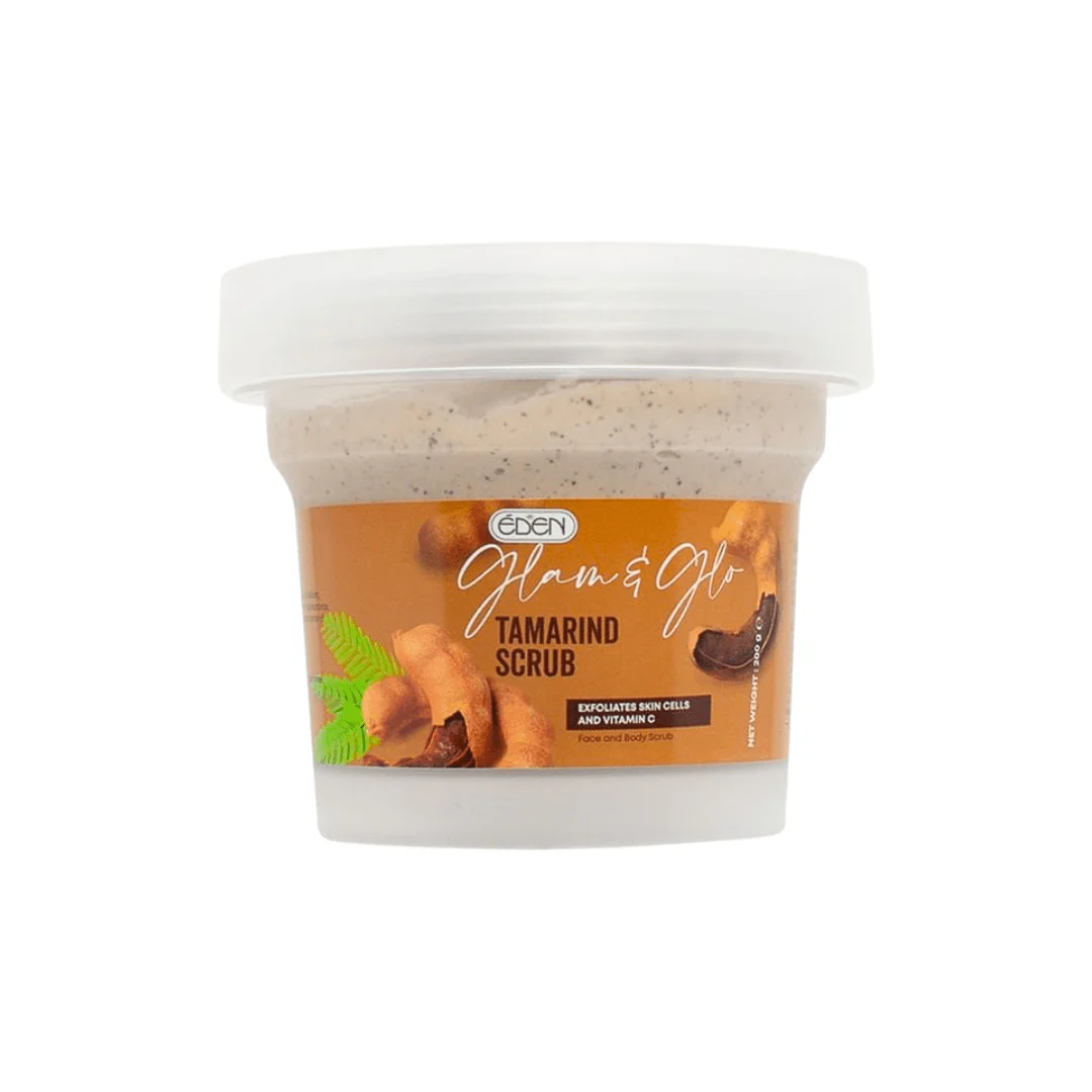 سكراب للجسم بالتمر هندي ايدن - 200غرام | Eden glam & glow tamarind body scrub - Image 2