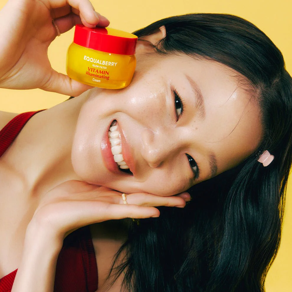 كريم فيتامين لتفتيح البشرة ايكول بيري - 50مل | EqqualBerry glow filter vitamin illuminating cream - Image 4