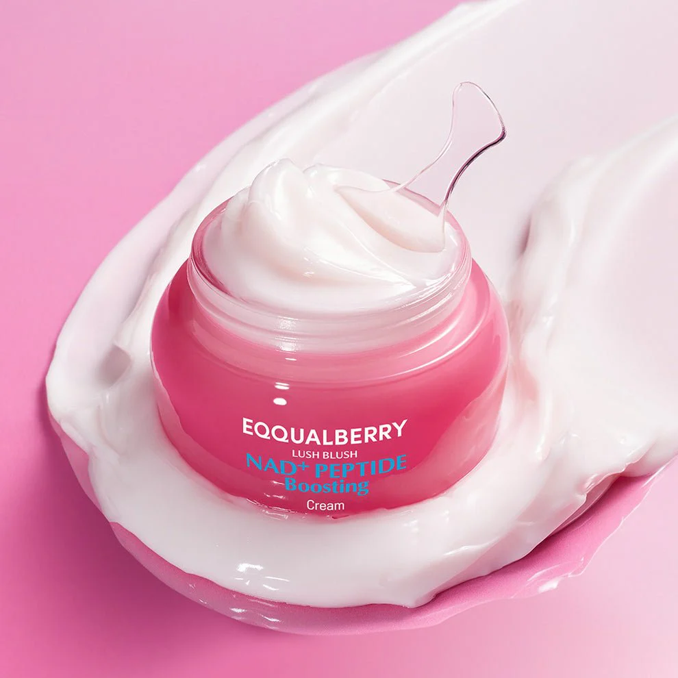 كريم بيبتايد ايكول بيري - 50مل | EqqualBerry lush blush nad+ peptide boosting cream - Image 2