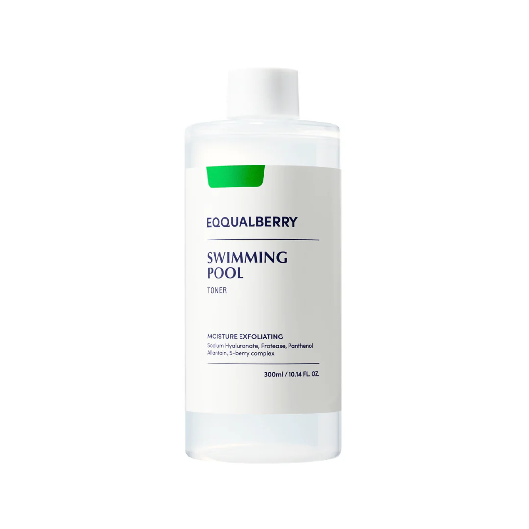 تونر مقشر ايكول بيري - 300مل | EqqualBerry swimming pool toner moisture exfoliating