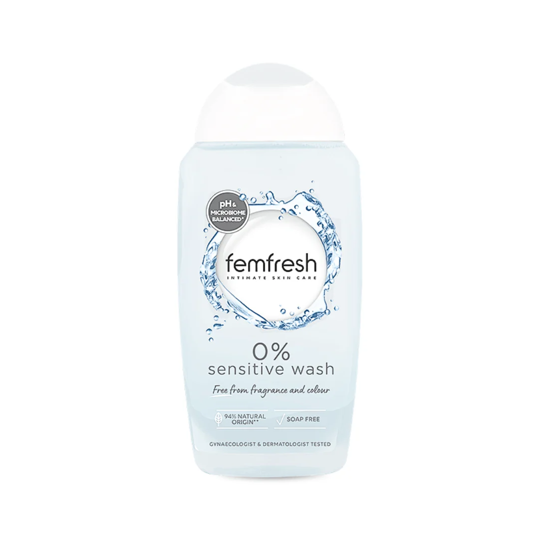 غسول للمناطق الحساسة خالي من العطور فيم فريش | Femfresh 0% Sensitive Wash
