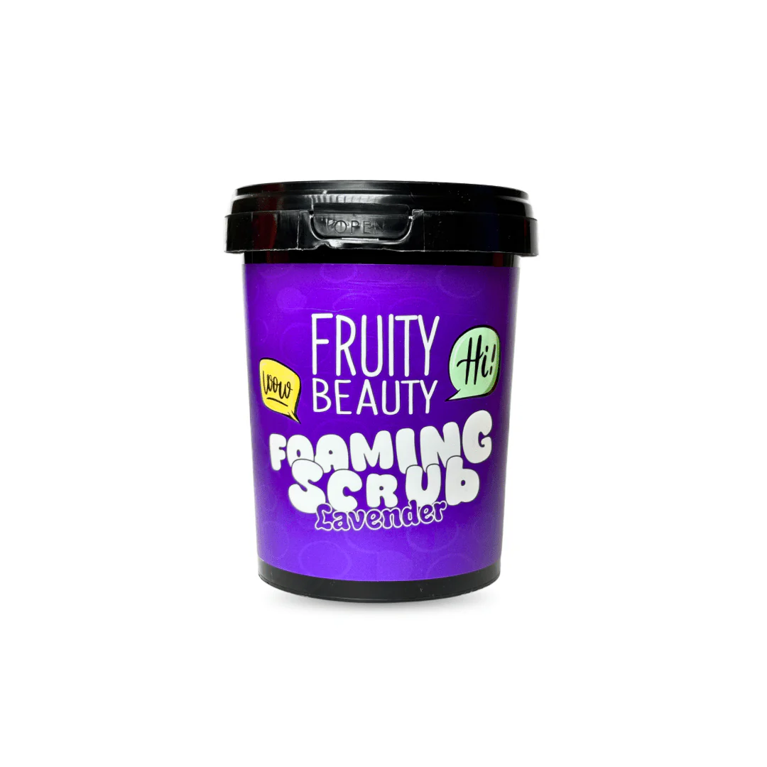 سكراب فروتي للجسم لافندر 600مل | Fruity Beauty Foaming Scrub Lavender