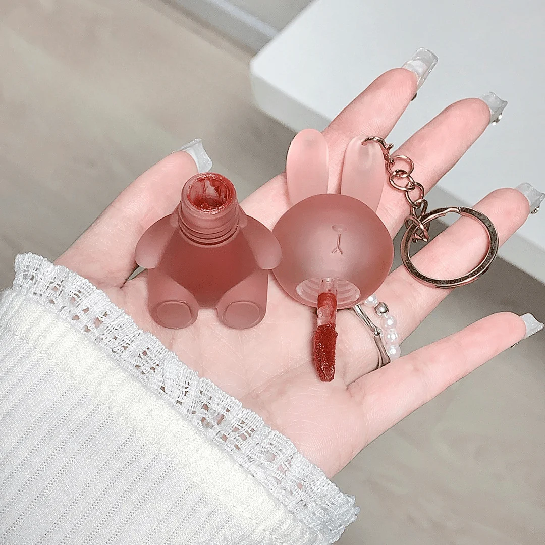 احمر شفاه ميدالية الارنب جيجي بير | Gege Bear Rabbit Keychain Lip Mud - Image 9