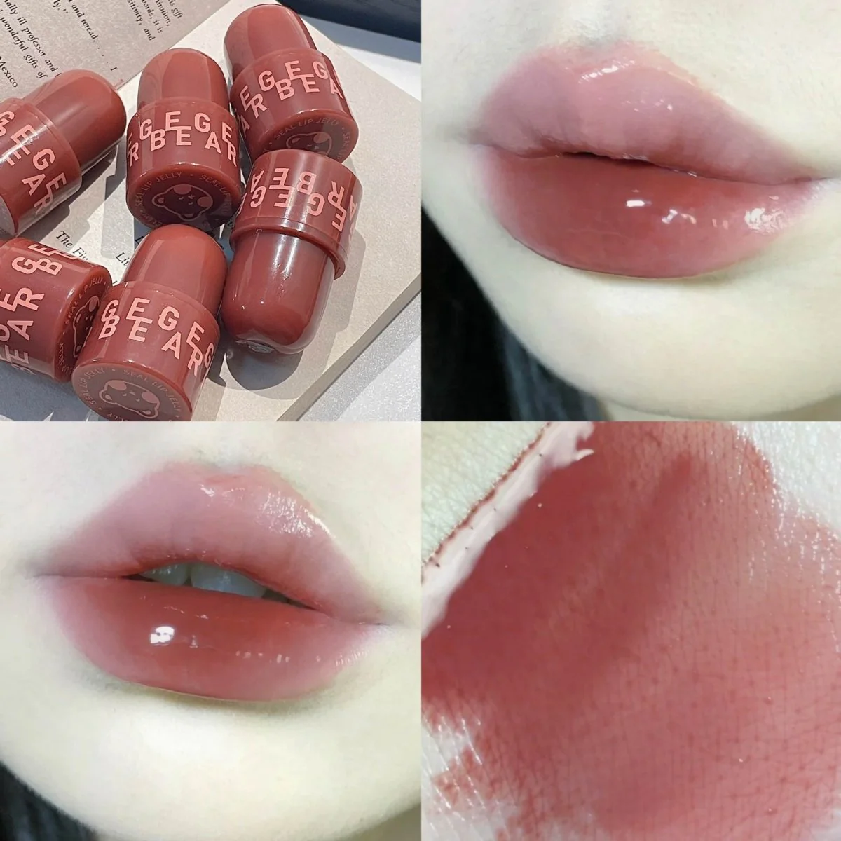 ليب جيلي للشفاه جيجي بير | Gege Bear Seal Lip Jelly Lipstick - Image 4