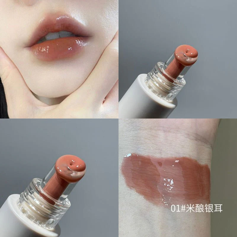 كلوس ملمع للشفاه هيرو رينج | HERORANGE Crystal Frozen Mirror Lip Glaze - Image 3
