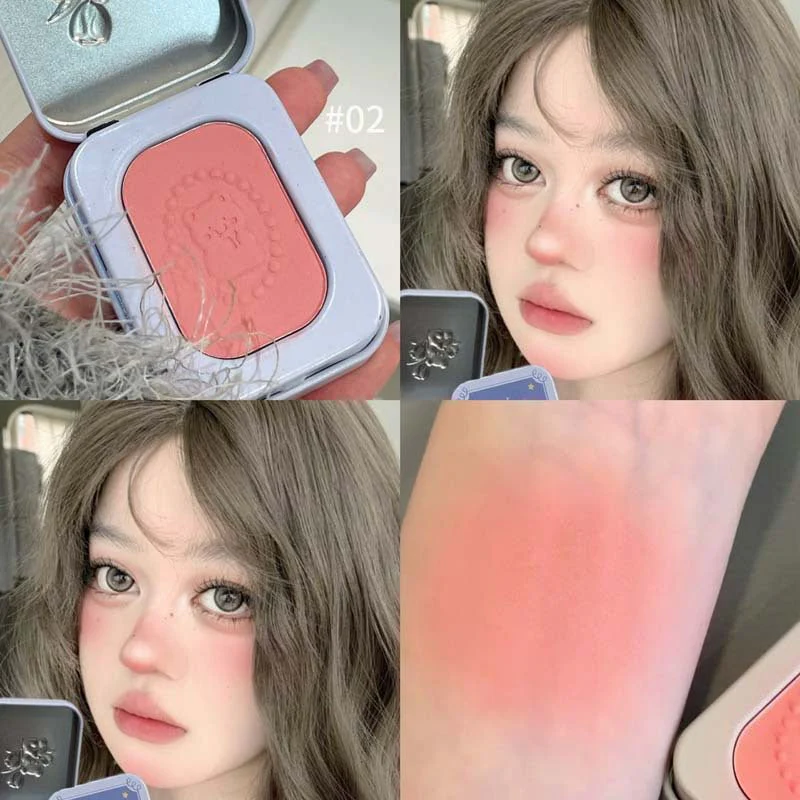 بلشر باودر هيرو رينج - 3غرام | HERORANGE Flower Star Bear Blush - Image 4