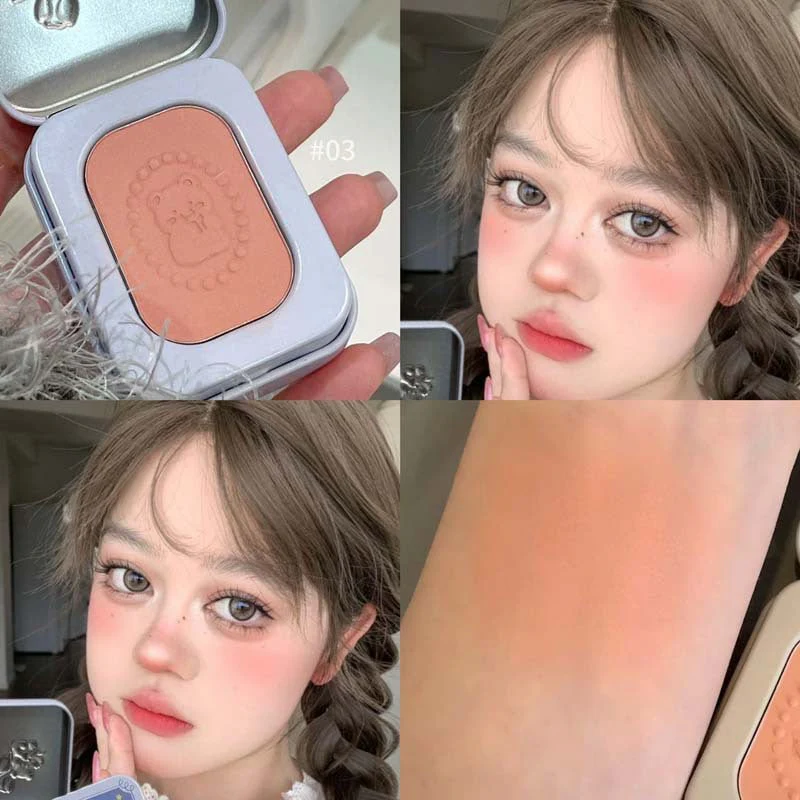 بلشر باودر هيرو رينج - 3غرام | HERORANGE Flower Star Bear Blush - Image 5