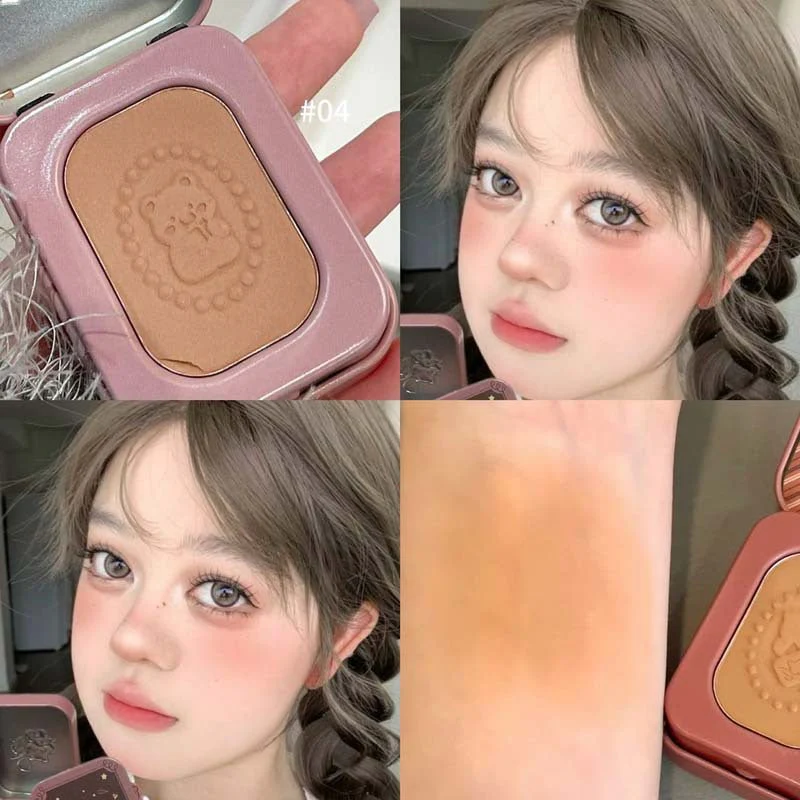 بلشر باودر هيرو رينج - 3غرام | HERORANGE Flower Star Bear Blush - Image 6