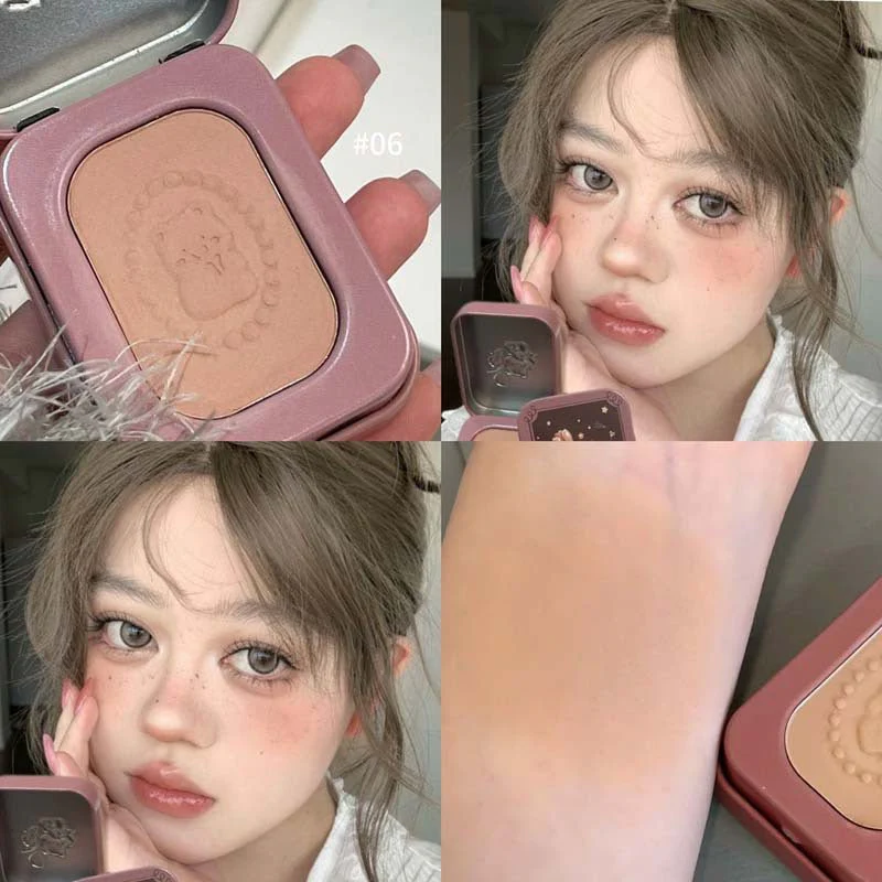 بلشر باودر هيرو رينج - 3غرام | HERORANGE Flower Star Bear Blush - Image 8