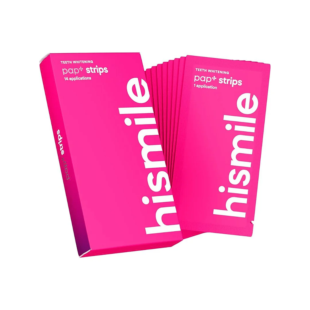 شرائط تبييض الاسنان هايسمايل - 14قطعة | Hismile teeth whitening pap stripes