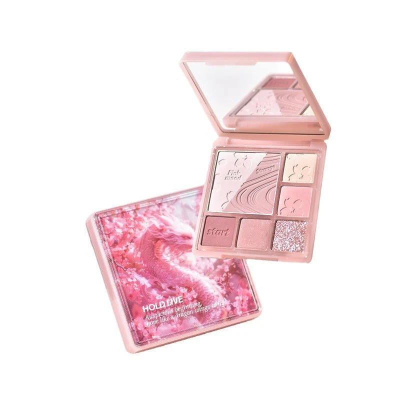 باليت ظلال عيون هولدلايف | HOLDLIVE Pink Mist Dream Blush Eyeshadow Palette - Image 7