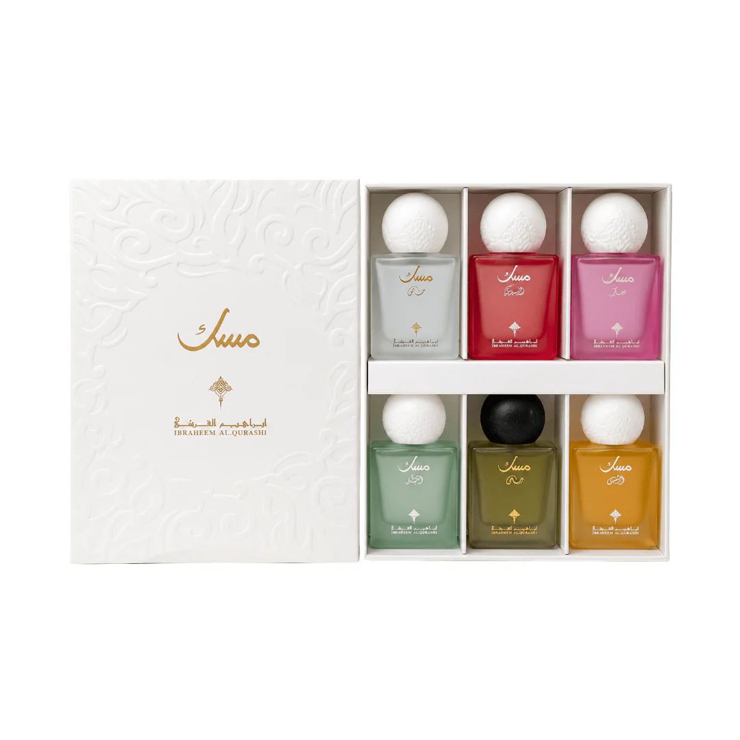 مجموعة مسك فاخرة للسفر ابراهيم القرشي -10مل | Ibrahim Al Qurashi Luxury musk travel set - Image 2