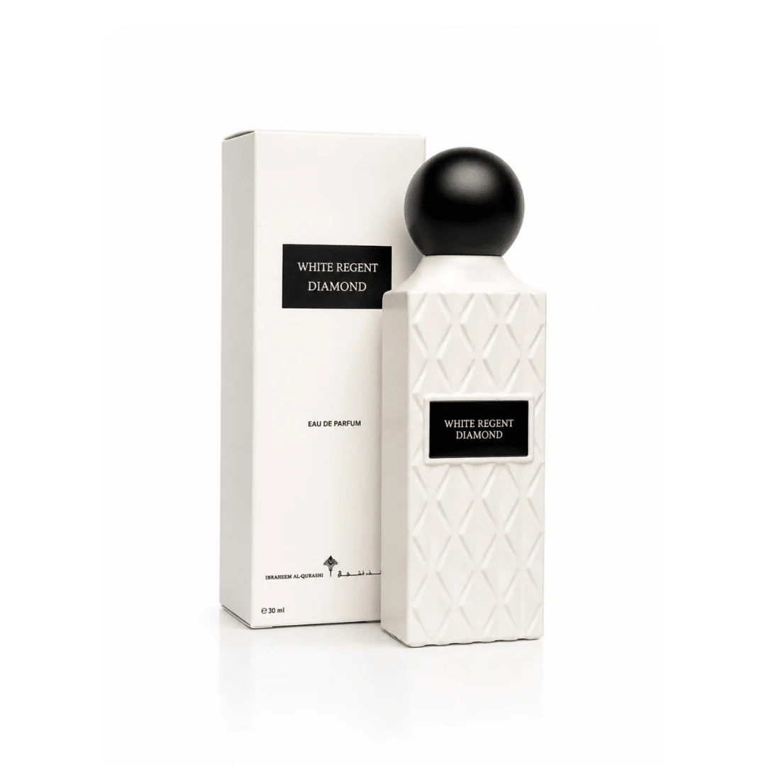 عطر وايت ريجنت دايموند صغير ابراهيم القرشي - 30مل | Ibrahim Al Qurashi white Regent Diamond - Image 2