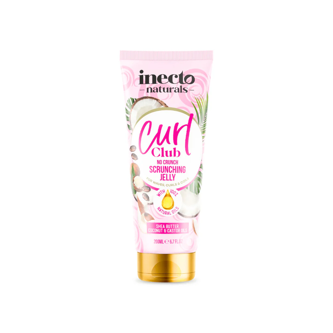 جل تصفيف للشعر الكيرلي انيكتو - 200مل | Inecto naturals curl club no crunch scrunching jelly