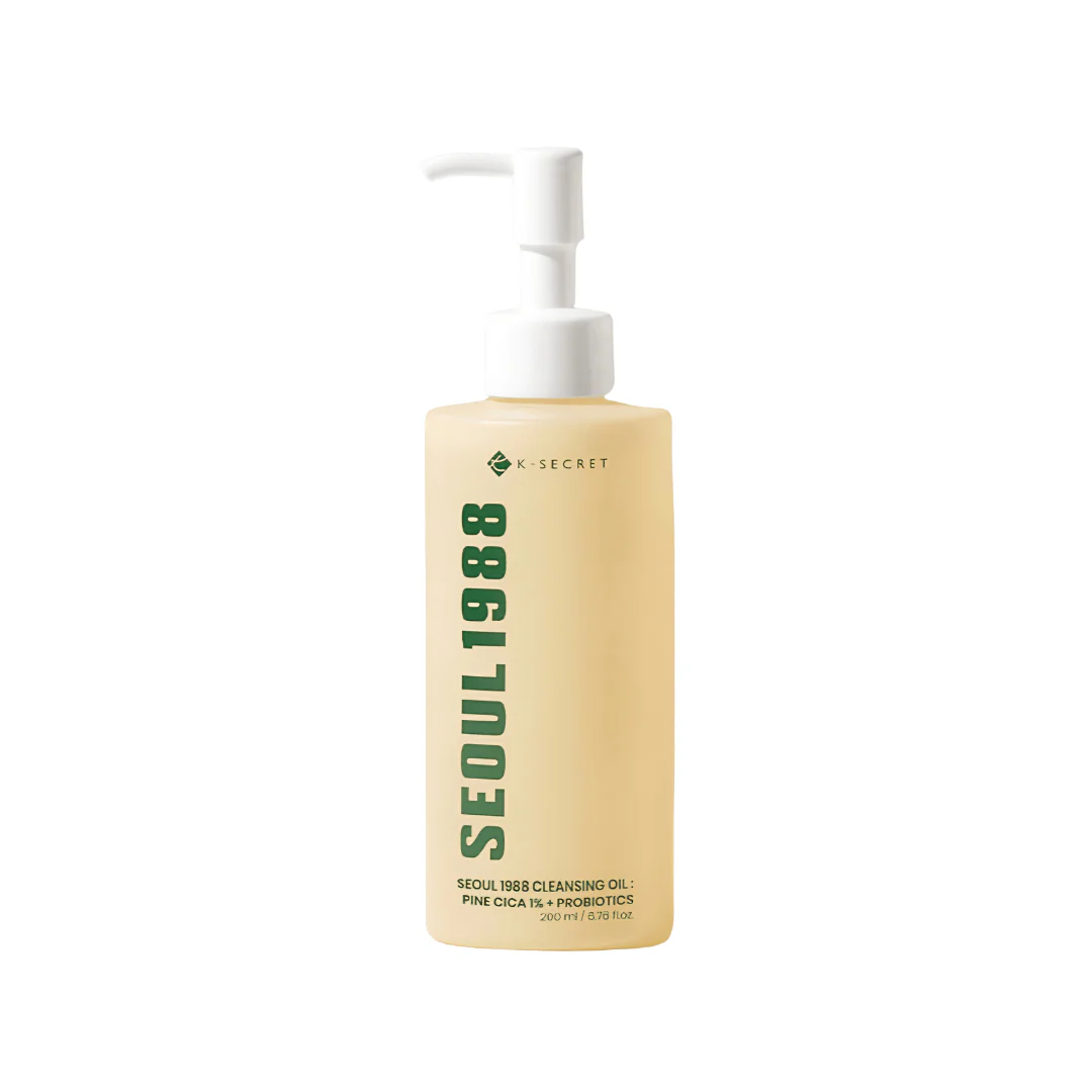 غسول زيتي سيول - 200مل | K-secret seoul 1988 cleansing oil pine cica 2% + Probiotics