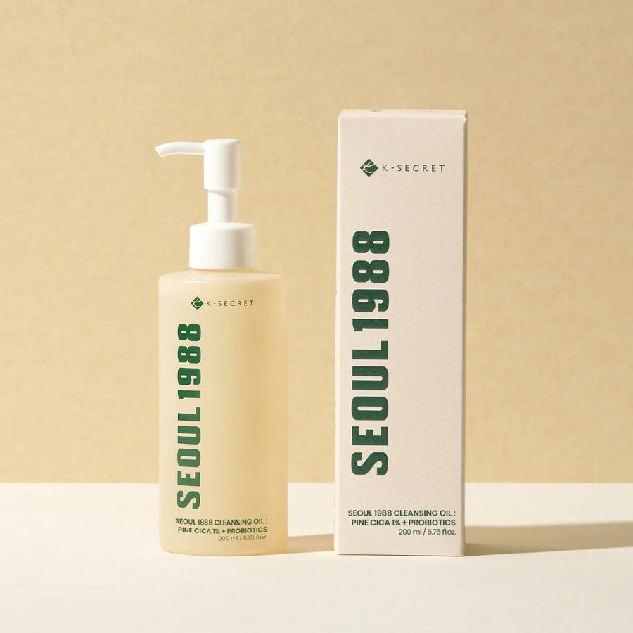 غسول زيتي سيول - 200مل | K-secret seoul 1988 cleansing oil pine cica 2% + Probiotics - Image 2