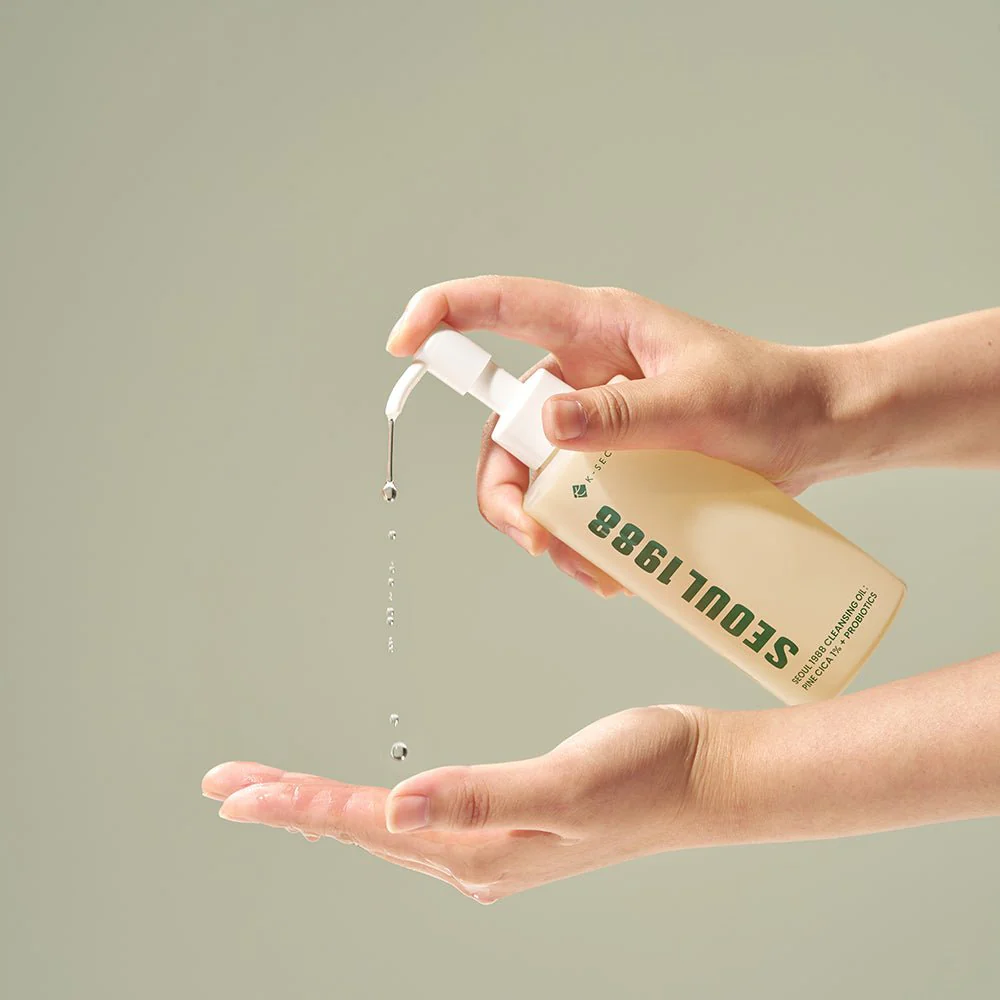 غسول زيتي سيول - 200مل | K-secret seoul 1988 cleansing oil pine cica 2% + Probiotics - Image 3