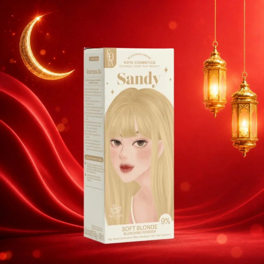 صبغة شعر لون اشقر فاتح كوتا | Kota sandy soft blonde hair color